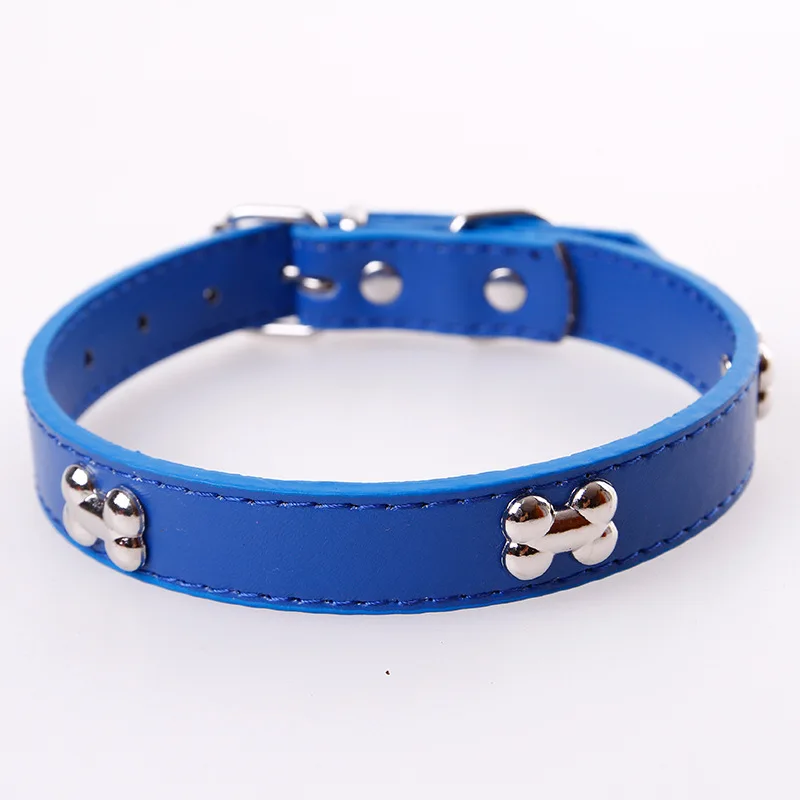 

Pet Supplies New Style Pu Bone Neck Ring Dog Bone Iron Piece