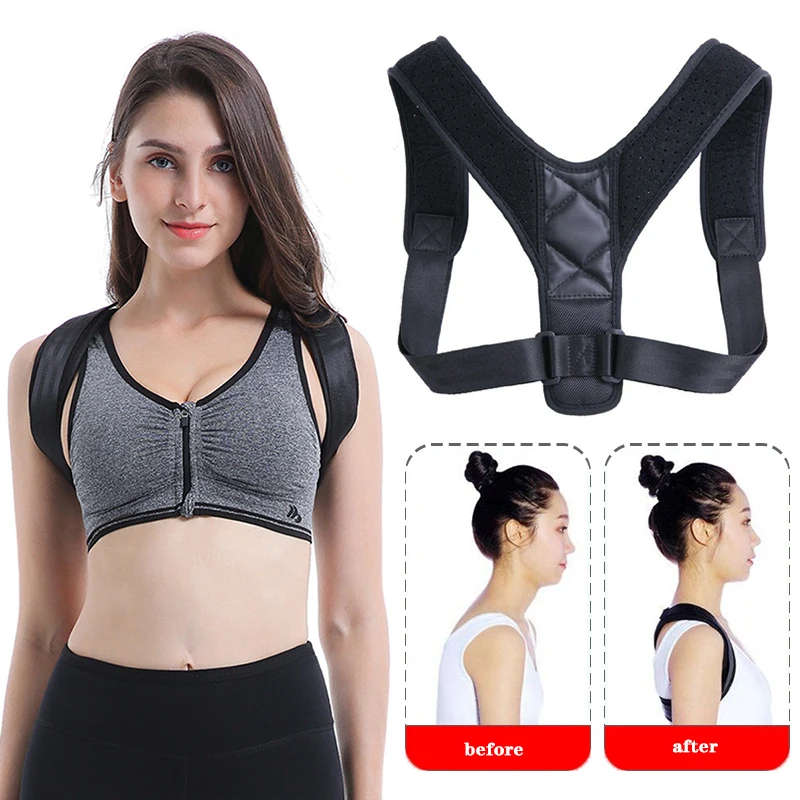 

2019 Brace Support Belt Adjustable Back Posture Corrector Clavicle Spine Back Shoulder Lumbar Posture Correction Adult Health