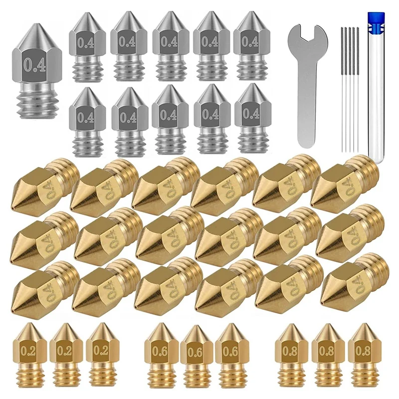 3D Printer Nozzles Kit MK8 Extruder For Creality Ender 3 Pro 5 CR-10 | Компьютеры и офис