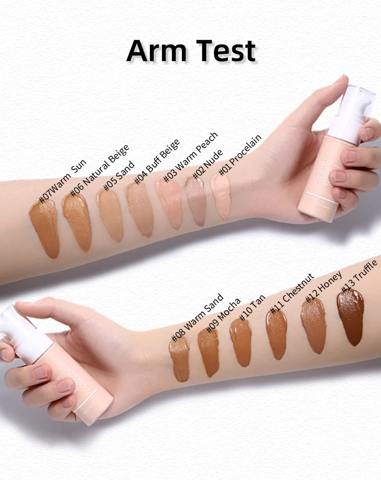 30ML Waterproof Foundation Base Makeup Professional Face Matte Liquid Concealer Cream Oil-control Base BB Cream Natural Cosmetic
