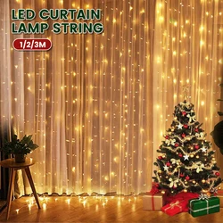 USB Festoon String Light Fairy Garland Curtain Hanging Light Christmas Light Decor For Home Holiday Decorative New Year Lamp