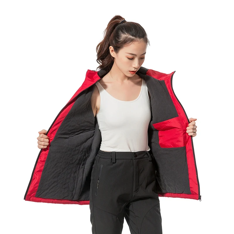 Охотничья Куртка Толстая с капюшоном Съемная водонепроницаемая ветрозащитная пушистая альпинистская походная теплая куртка Верхняя одежда зимняя спортивная одежда