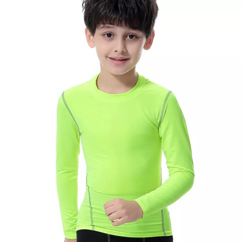Струи Дешевые Молодежные с длинными рукавами быстросохнущие рубашки многоцветный с логотипом на заказ - Цвет: Зеленый