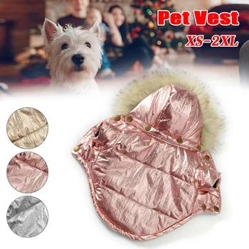 

Pet Jacket Thicken Autumn Winter Warm Dog Vest Waterproof Dog Coat Clothing For Small Dogs Puppy Pet Jacket