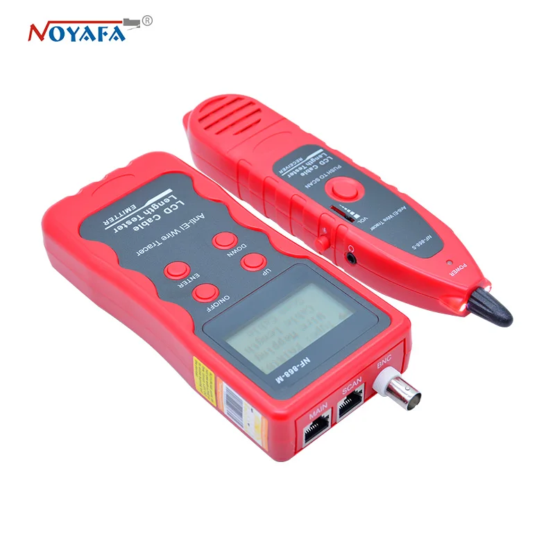 Тестер кабелей Lan тестер UTP для RJ45/RJ11/BNC/USB английская версия NF_868W|utp cable tester|lan testerlan