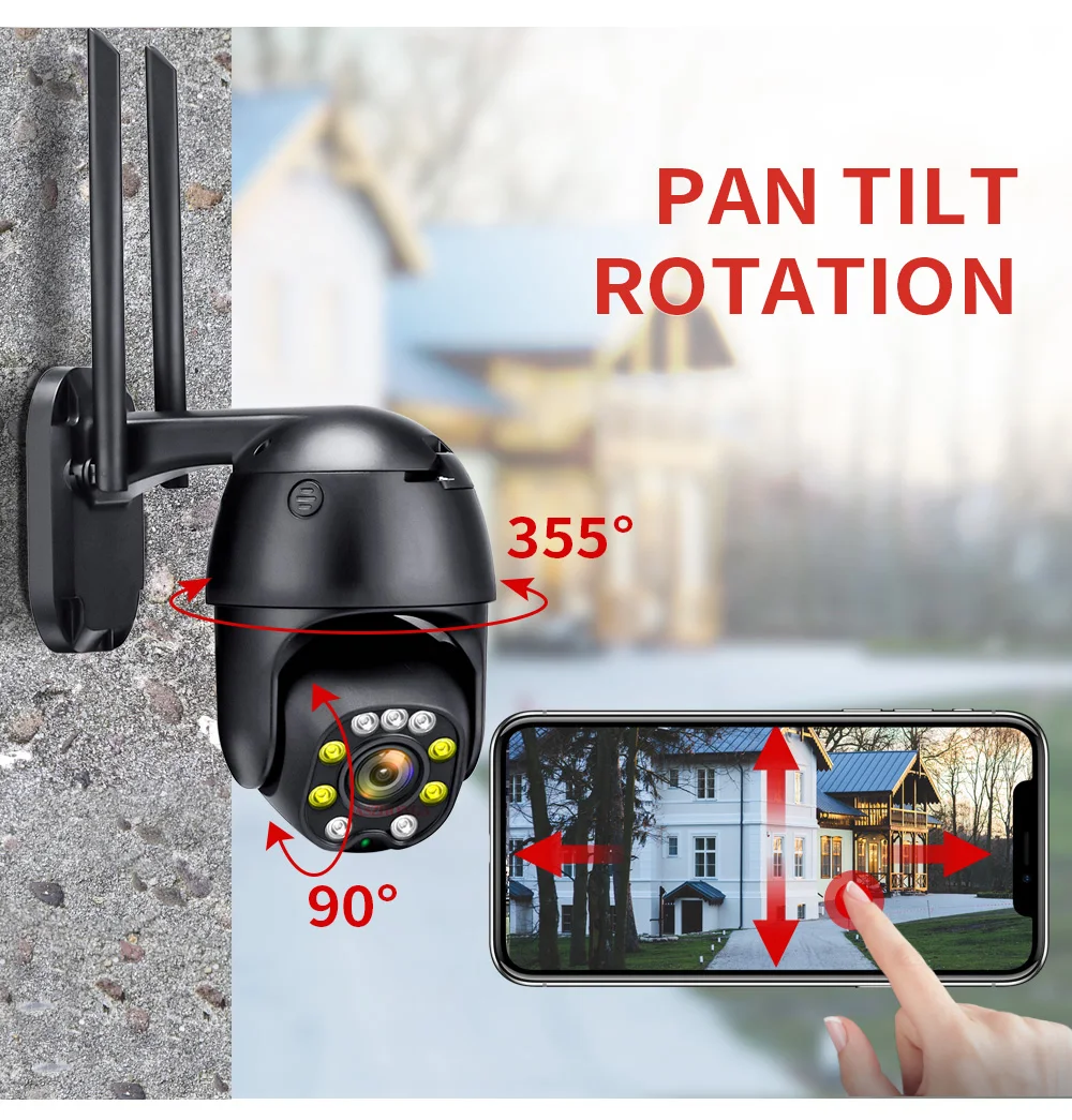 Sem fio 4g wifi câmera de segurança