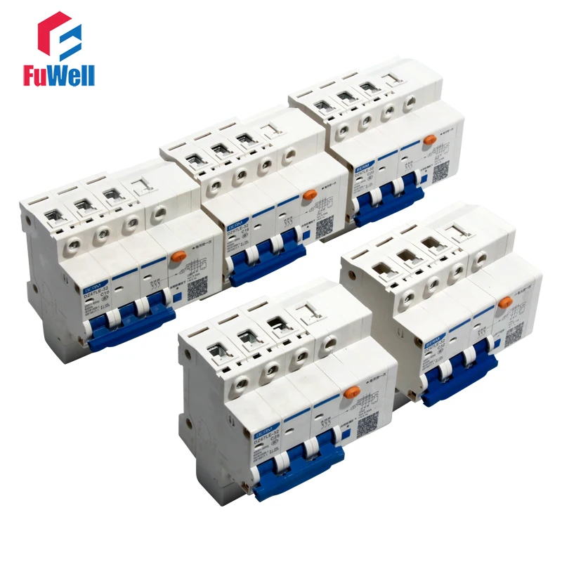 DZ47LE-32 3P Short Circuit Protection Circuit Breaker Residual Current Operated Circuit Breakers Integral Overcurrent Protection