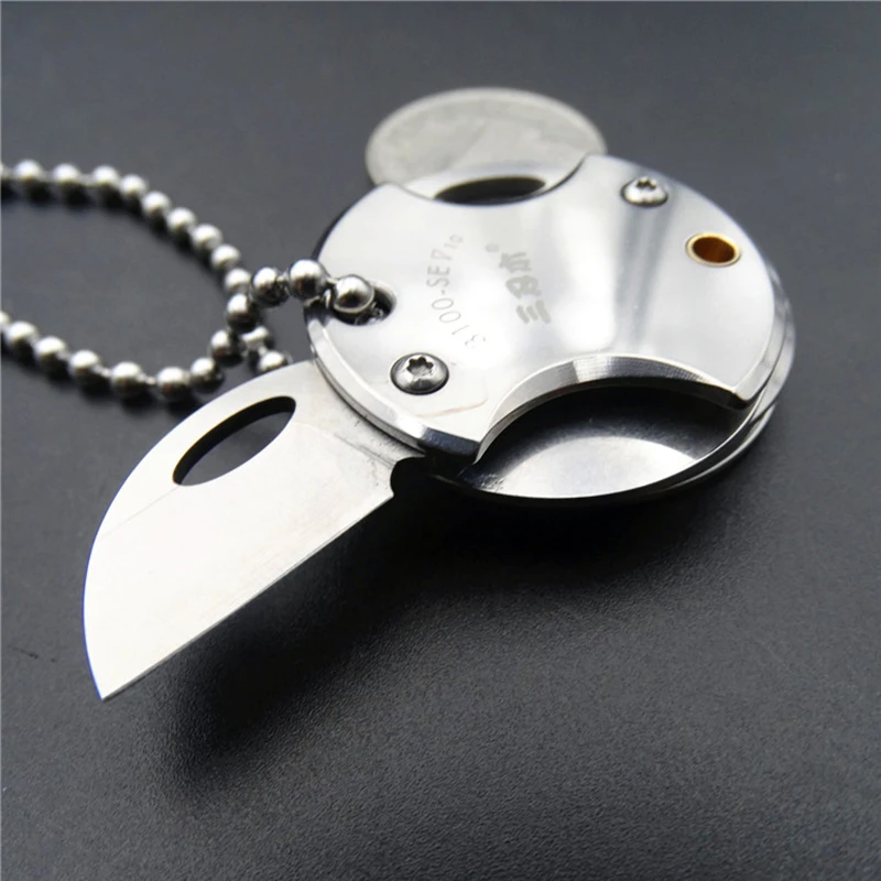 Sanrenmu 3100 мини-подвески карманный складной нож многофункциональное наружное ожерелье с ножом изысканный подарок edc спасательные инструменты