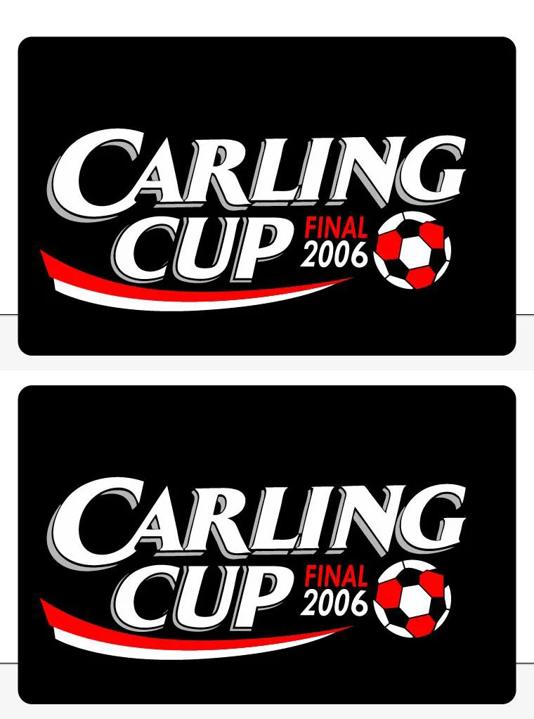 2005 2006 2007 Карлинг Кубок Финальный патч футбольный значок - Цвет: 2006