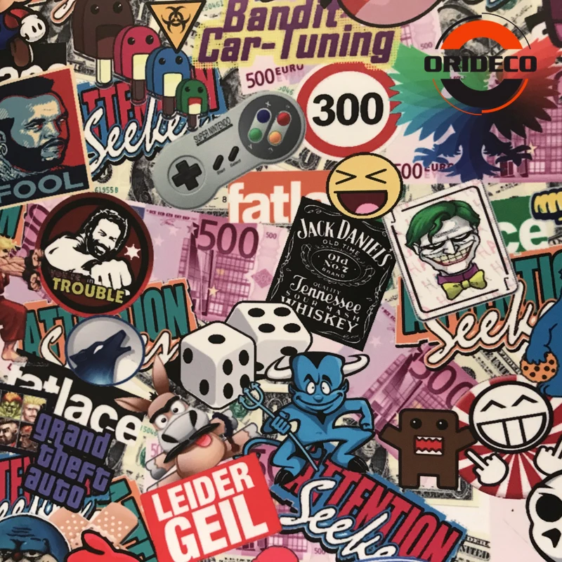 CARTOON STICKER BOMB VINYL STICKER