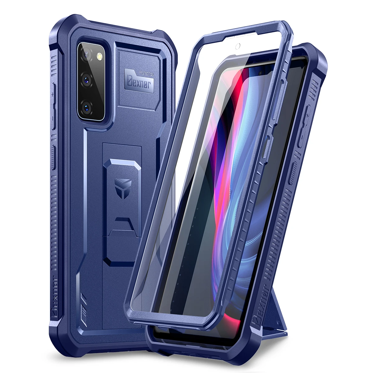 For Samsung Galaxy S Fe Shockproof Case With Screen Protector Stand Phone Back Cover For S Fe Phone Heavy Duty Bumper Case Mobile Phone Cases Covers Aliexpress