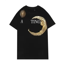 2021 21ss nova famosa marca t camisas topos designer com botão carta imprimir roupas de luxo casual 100% algodão