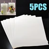 5pcs Clear White A4 Size Water Slide Decal Paper Inkjet Water-Slide Transfer Paper DIY Clothes Pattern Tool ► Photo 1/5