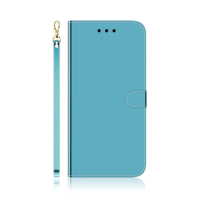 Цветной зеркальный флип-чехол для телефона для samsung Galaxy A10 A10E A10S A20 A20E A20E A30 A30S A40 A50 A50S A90 5G Кожаный чехол-бумажник с крышкой