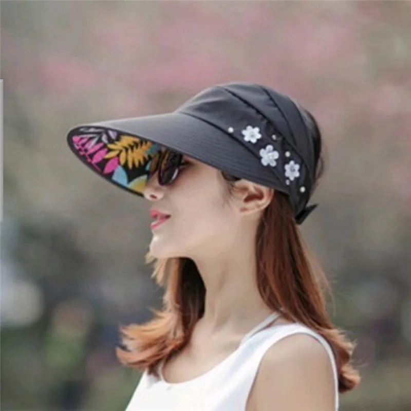 Sun Hat Golf Sun Cap Women UPF 50+ UV Protection Wide Brim Beach Sun Hat Visor For Women Wife Girls Gift Uulticolor Fashion