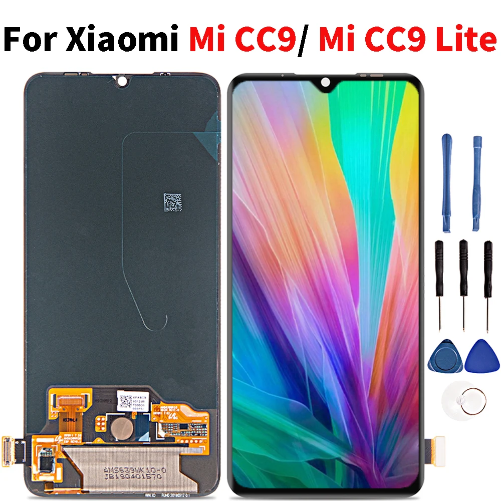 

6.39'' For Xiaomi Mi CC9 LCD Display Touch Screen Digitizer Assembly Replacements Parts For Xiaomi Mi 9 lite LCD