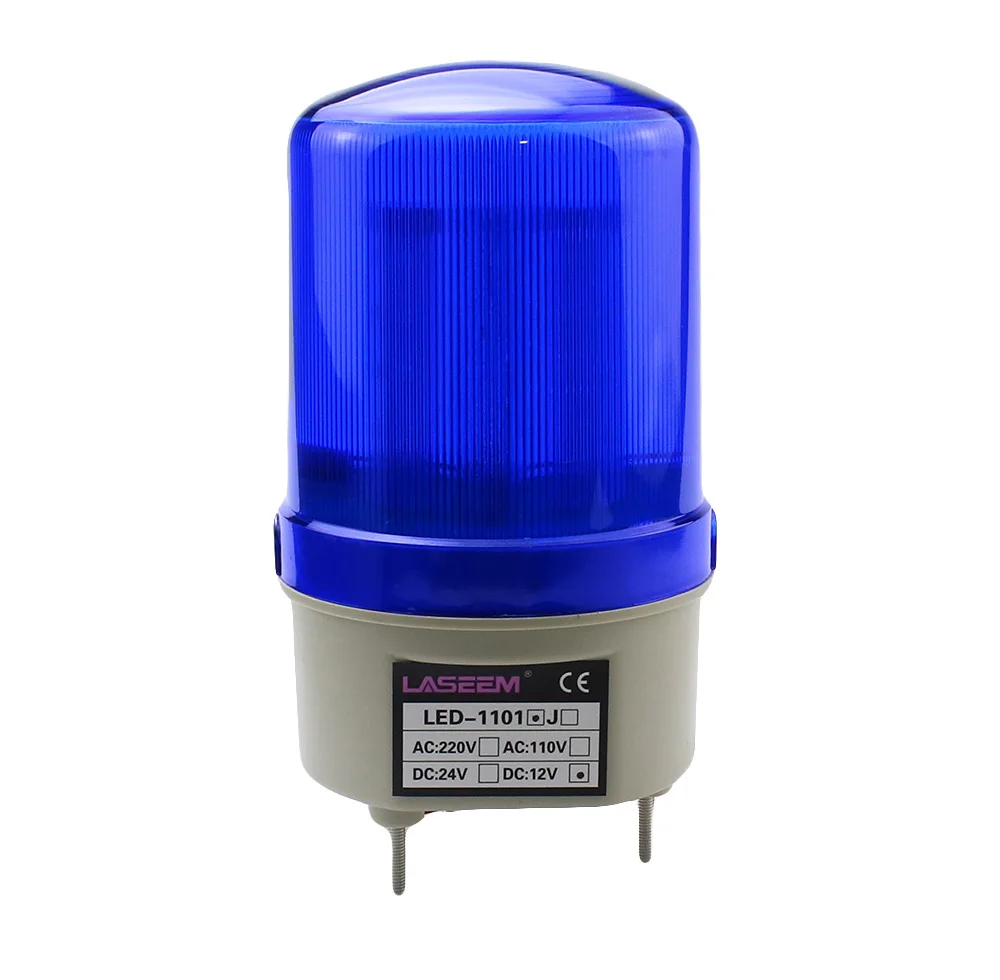 LED-1101J Rotary warning light sound light alarm led explosion warning light alarm flashing light 12V 24V 110V 220V