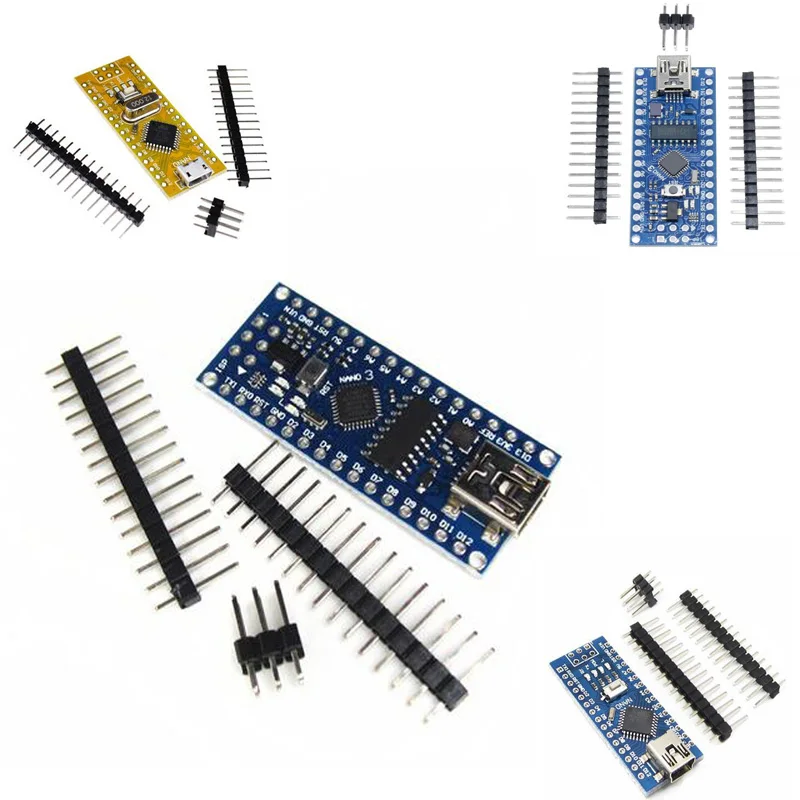 Diy совместимая плата Nano V3.0 ATmega168/328 P CH340G/5 В 16 м микроконтроллер для Arduino ATF