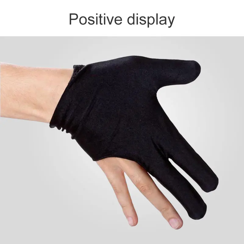 

Billiard Gloves 3-Finger Glove Left Hand Protection Finger Protection Yo-Yo Gloves Safeguard Original Disign High Quality