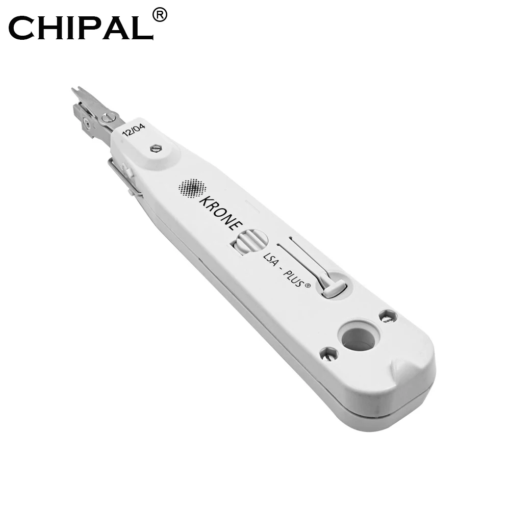 CHIPAL Silver Krone Lsa-plus телекоммуникационный телефонный кабель RJ11 RJ45 Пробивной сетевой набор инструментов Профессиональный Регулируемый патч-панель