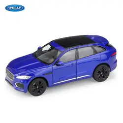 WELLY Jaguar F-Pace Автомобильный спортивный автомобиль машина литая модель машины Модель Коллекция игрушек инструменты