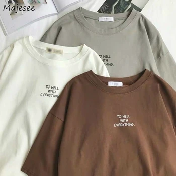 

Men Short Sleeve T-shirts Loose Harajuku Plus Size 4XL Letter Printed Chic Simple All-match Mens Korean Style Ulzzang Leisure