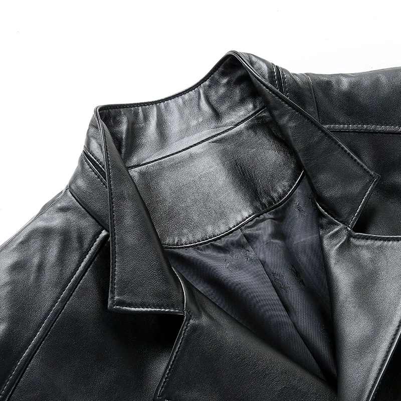 Новинка; большие размеры 8xl 7xl 6xl; высококачественные куртки для мужчин; повседневная верхняя одежда из овечьей кожи; куртка; кожаные куртки в байкерском стиле; Мужская Новая шуба