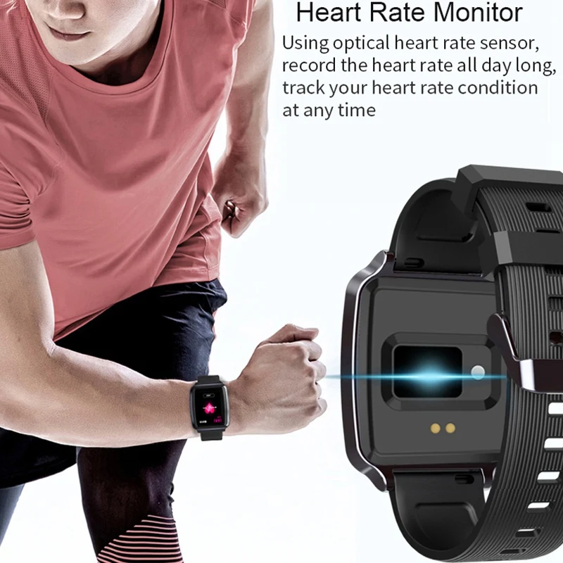 Y16 Smartwatch Peeter Tekanan Darah Heart Rate Monitor Kebugaran Tracker  Gelang Smartwatch untuk Xiaomi iPhone|Jam Tangan pintar| - AliExpress