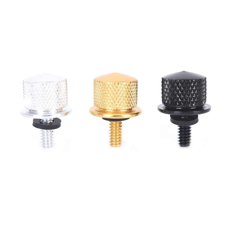 New 1/4&quot-20 Thread Knurled Head Screws Cap Rear Seat Quick Mount Bolt Touring Softail Dyna Sportster XL 883 1200 Custom | Автомобили и