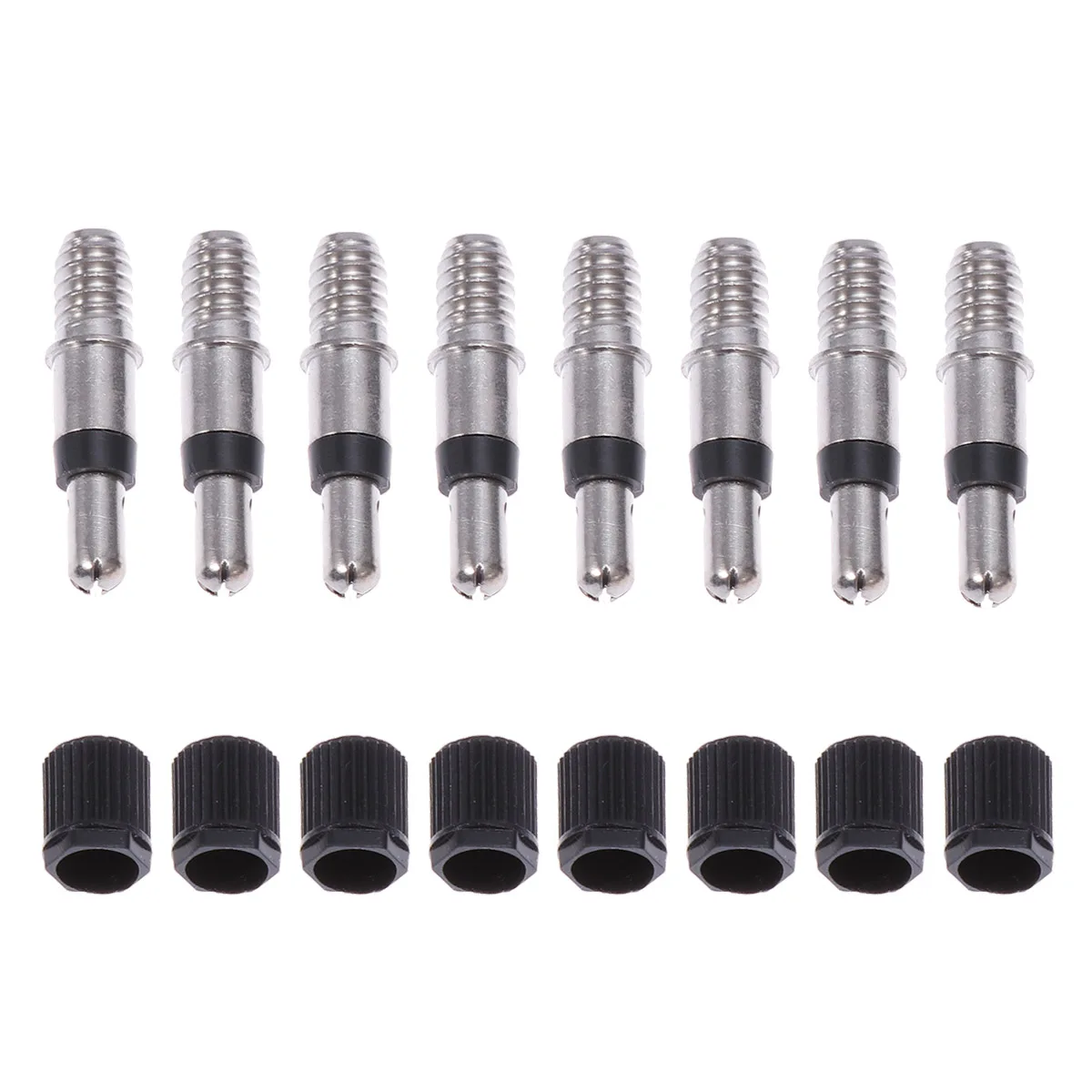 8pcs Valve Core Metal German Style Tubeless Tire Tool Valve Plunger Valve Core For Bicycle Motorbike Cycling Bike