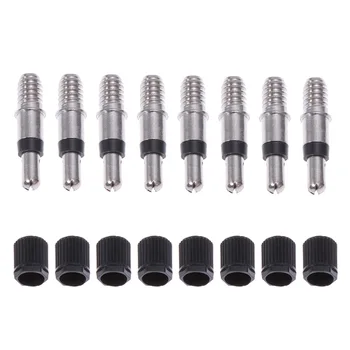 

8pcs Valve Core Metal German Style Tubeless Tire Tool Valve Plunger Valve Core For Bicycle Motorbike Cycling Bike