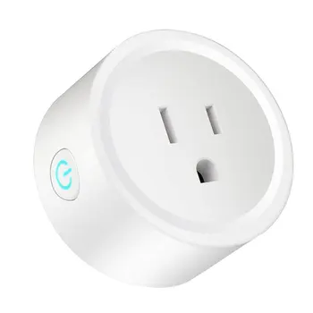 

1/2Pcs Portable Wi-Fi Smart Plug Mini Socket Remote Control Timer Switch Power Socket Durable Travel Outlet