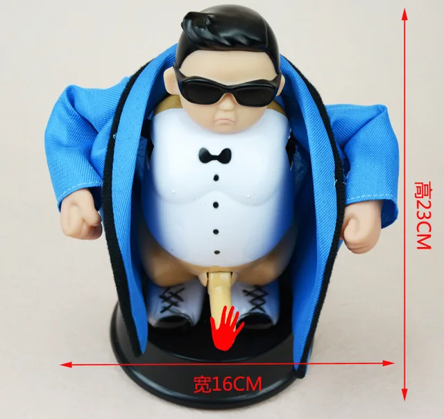 PSY Figure Gangnam Style Voice Motion Activated Dirty Gag Prank Gift Toy
