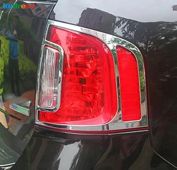 

For Ford Edge 2012 2013 2014 ABS Chrome Car Rear Light Cover Trim Tail lamp Covers Taillight Frame Stylig Exterior Accessories