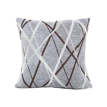 

Disordered lines home car cushion covers 45*45cm no core chenille cojines decorativos para sof pillow covers for sofa bed X82
