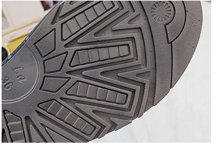 Size35-44; женская зимняя обувь; пара зимних ботинок унисекс; Теплые повседневные ботинки на платформе с мехом внутри и нескользящей подошвой