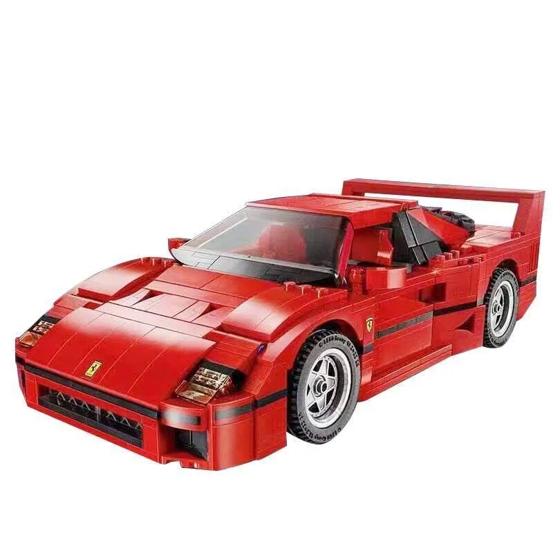 

1158pcs F40 Sports Car Model Building Kits Blocks Bricks Compatible With 16054 Harri Movie Potter With Legoland 10248 Boys Gift