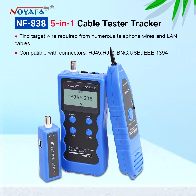 Netzwerkprüfgeräte & Kabeltester Netzwerk Ethernet-Kabeltester 5E 6E ...