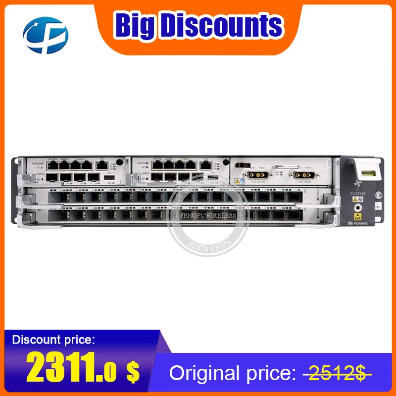 Хуа Вэй MA5800-X17, включая 2* Управление MPLA и 2* PILA DC power EPON GPON OLT с 16 портами GPHF C+ плата