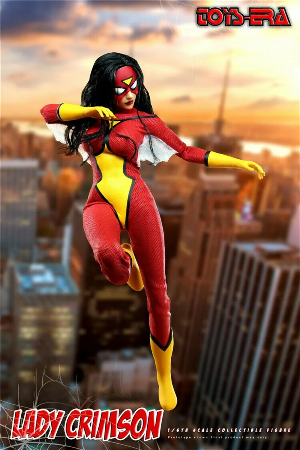 TOYS ERA TE020 1/6 Spider-Woman Spider Lady Crimson Action Figure Model Toy Gift