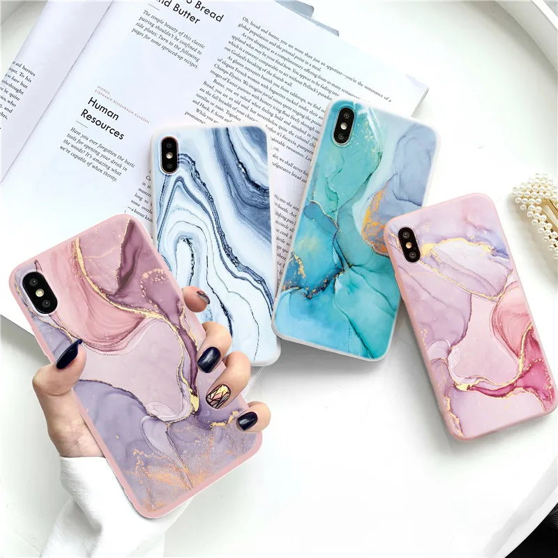 Чехол для Huawei P40 Lite E P30 P20 P10 Mate 10 20 30 Pro Plus P Smart 2020 Y6 Y7 Y9 2019 S Z из ТПУ градиентный