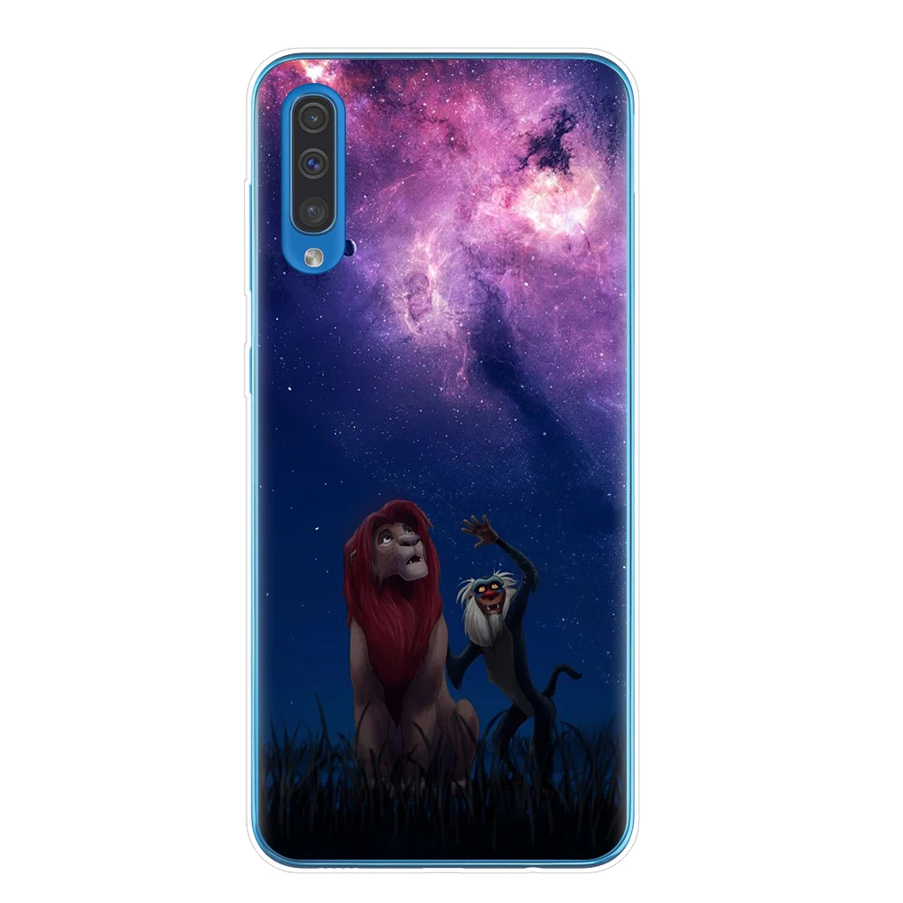 Мягкий силиконовый чехол для телефона Lion King nala simba timon из ТПУ для samsung A10 A20 A30 A40 A50 A70 A7 A9 A6 A8 Plus coque