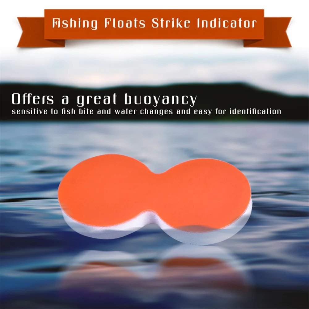 

Pack Of 24 Self-adhesive Foam Pinch On Strike Indicator Fly Fishing For Fishermen Fishing Tackle Orange