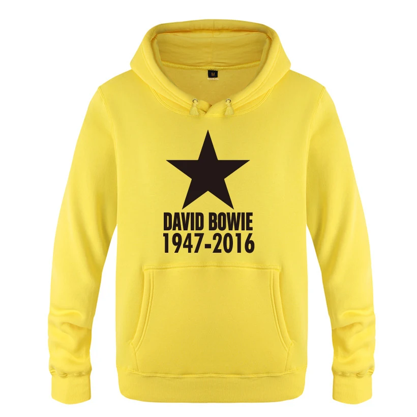 HUAY HET Blackstar Ziggy 1947- Дэвид Боуи толстовки мужские мужские с капюшоном флисовый пуловер толстовки - Цвет: HUAY HET