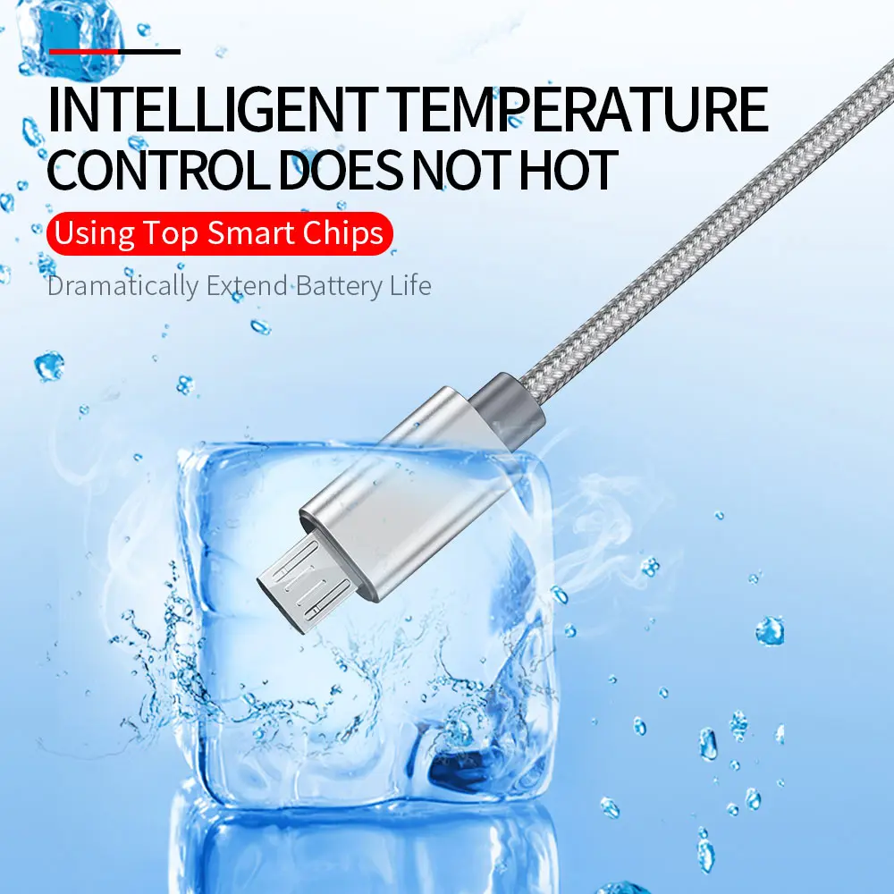 Микро USB кабель YKZ быстрой зарядки микро USB для передачи данных и зарядки устройств провод для Samsung Xiaomi huawei нейлоновый трос в оплетке для телефонов на базе Android с Bluetooth