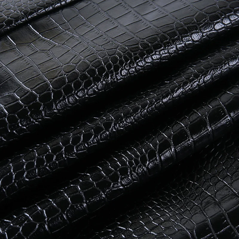 Viifaa, крокодиловый узор, из искусственной кожи, с разрезом, сексуальные мини-юбки для женщин, Осень-зима, черная, высокая талия, элегантная юбка-карандаш