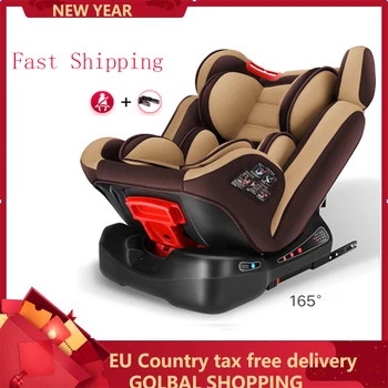 

Children Baby Car Seat Belt ISOFIX Connection Two-way Installation 165 Degree Adjustment Sitting And Lying Suitable 0-12Y