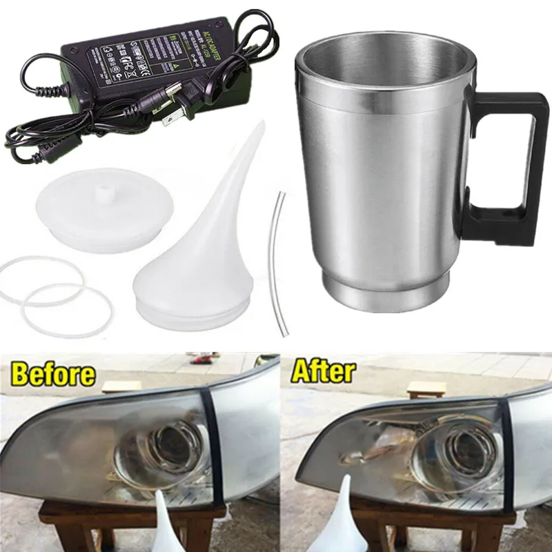 CAR HEADLIGHT LEN RESTORATION KIT ATOMIZER ATOMIZING SPRAY CUP TOOL HAZE MIST US CAR HEADLIGHT LEN RESTORATION KIT ATOMIZER ATOMIZING SPRAY CUP TOOL HAZE MIST US