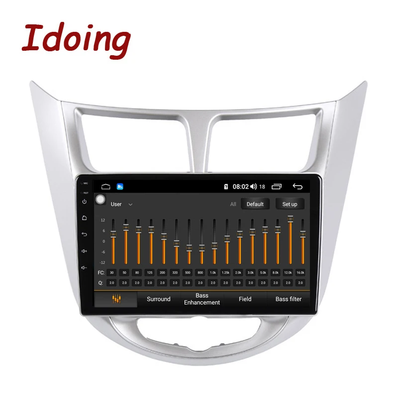 Discount Idoing 10.2"Car Radio Multimedia Android Video Player Navigation GPS For Solaris 1 2 Hyundai Accent Verna 2012 Sedan No 2din DVD 2