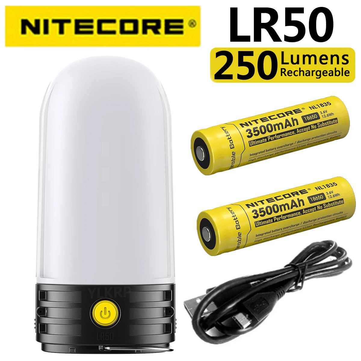 NITECORE LR50 250 люмен Открытый портативных зарядных устройств + походный светильник